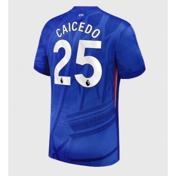 Billige Fotballdrakt Chelsea Moises Caicedo #25 Replika Hjemmedrakt 2025-26 Kortermet